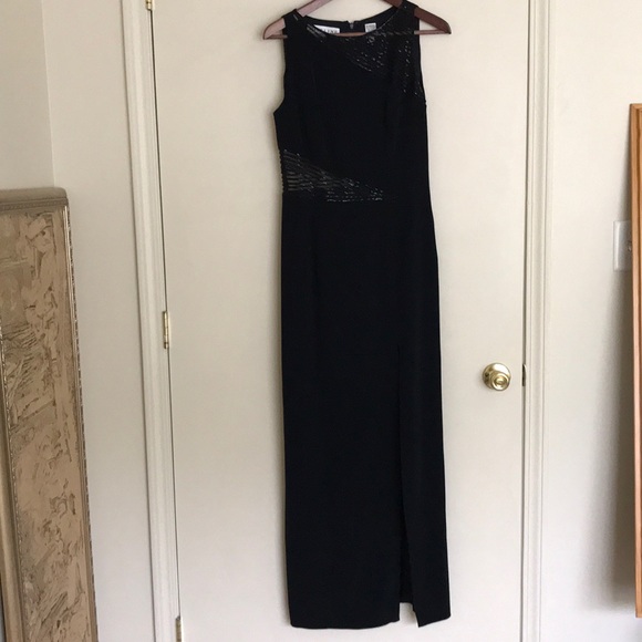 Black evening formal gown. NITELINE. - Picture 3 of 10